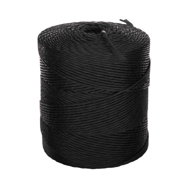 PP touw zwart 1/350 5kg kluw