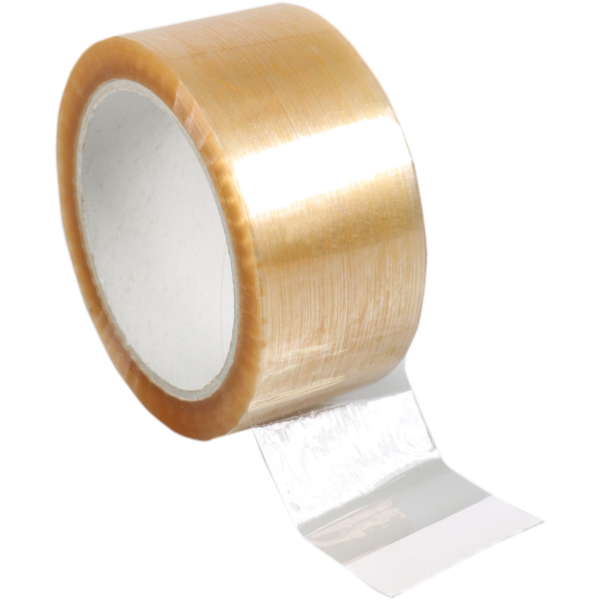 PP Tape solvent 48mm x 66 meter  transparant