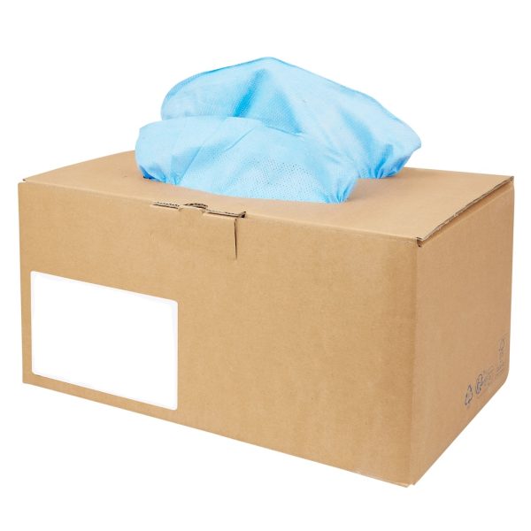 F-Wipes 42x40cm 1-laags blauw in doos - Afbeelding 2