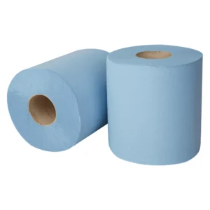 Midi poetspapier cellulose blauw 19cm 1 laags