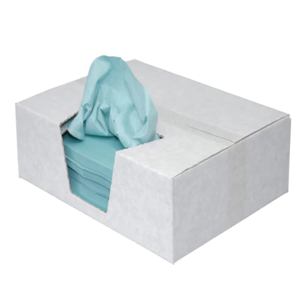 Toptex 58x38cm vlak gelegd blauw 555st in doos