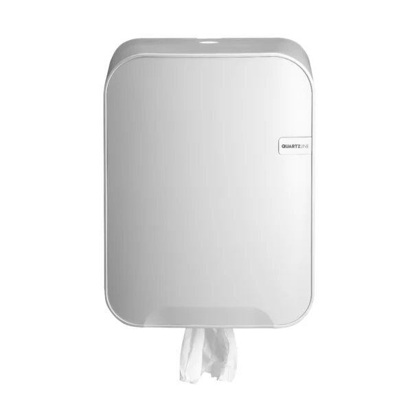 Poetsroldispenser midi poetspapier QuartzLine wit