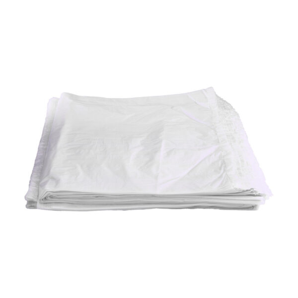 HDPE zak 600 + 2x210 x 800mm T10 transparant