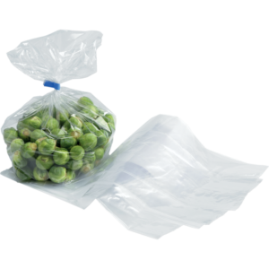 Zijvouwzakken LDPE 180 + 2x40 x 350mm transparant 20my geperforeerd