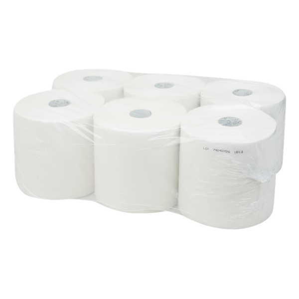 Midi poetspapier recycled wit 19cm x 130m 2-laags