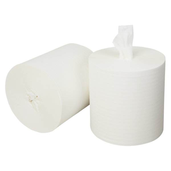 Midi poetspapier cellulose wit 20cm x 280m 1 laags coreless