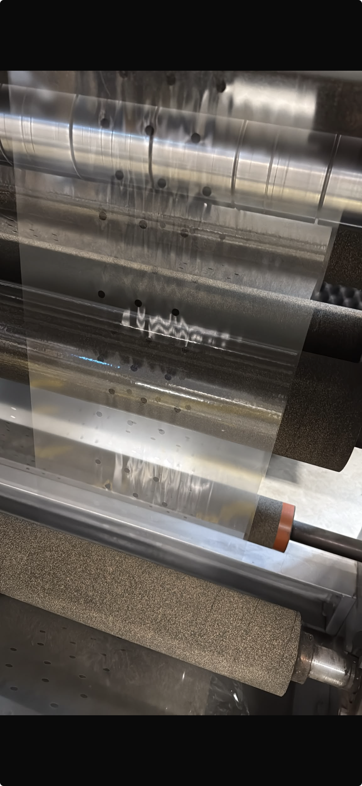Flowpackfolie met macro perforatie
